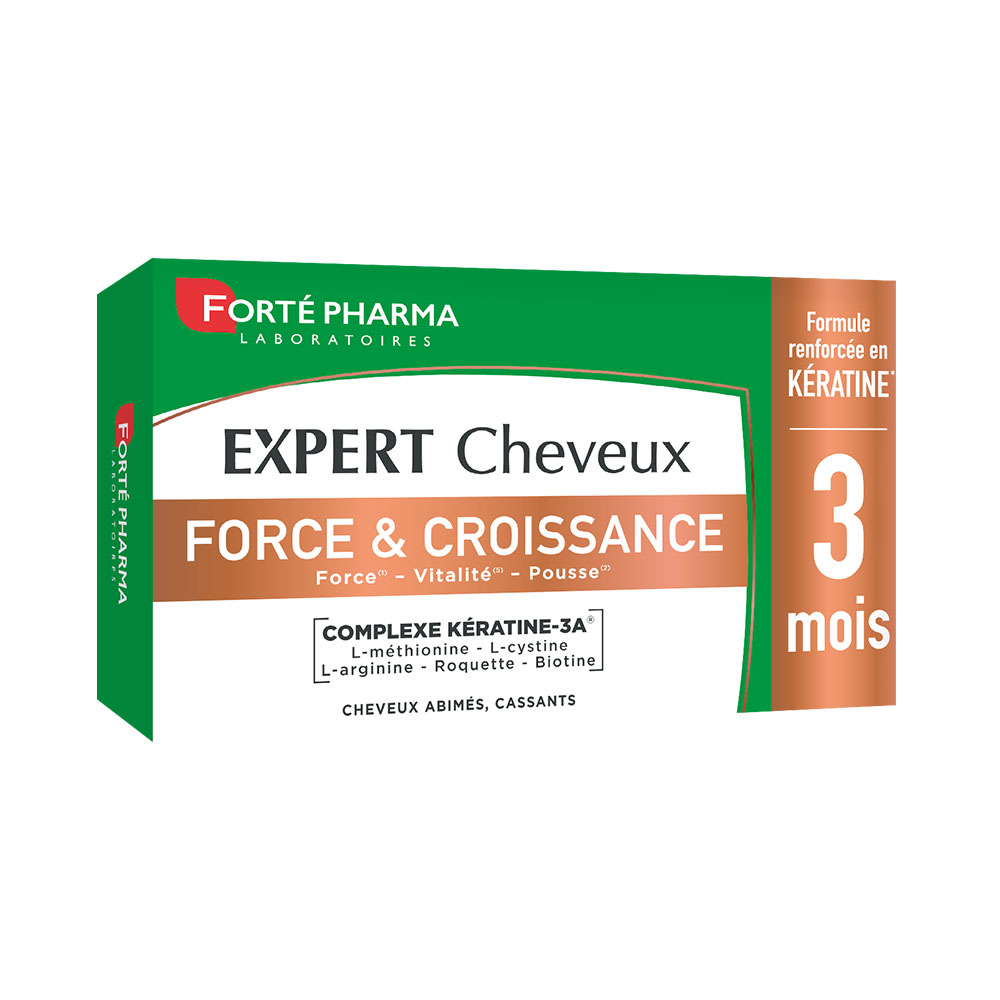 Forté Pharma Expert Capilar Cabello fuerza y crecimiento todos tipos de caída 90 comprimidos