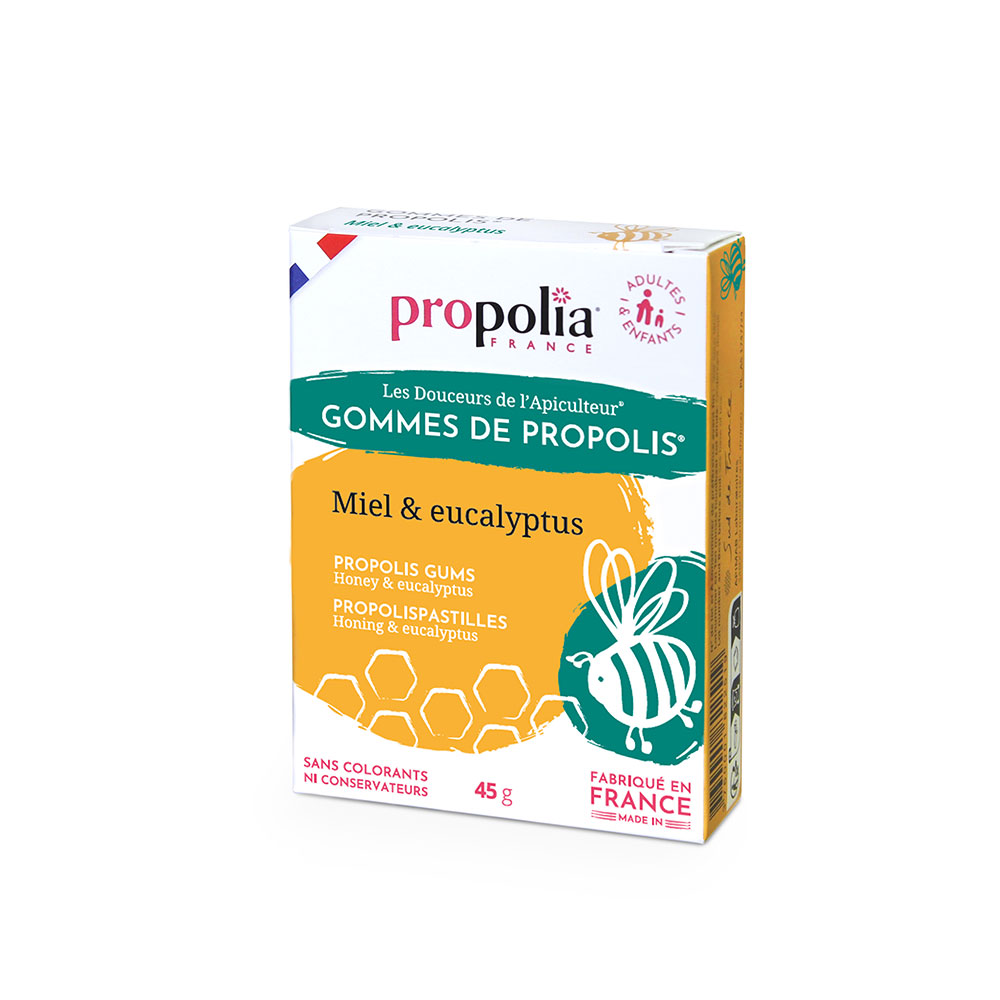 Propolia Miel de Propolis y Gomas de Eucalipto 45g