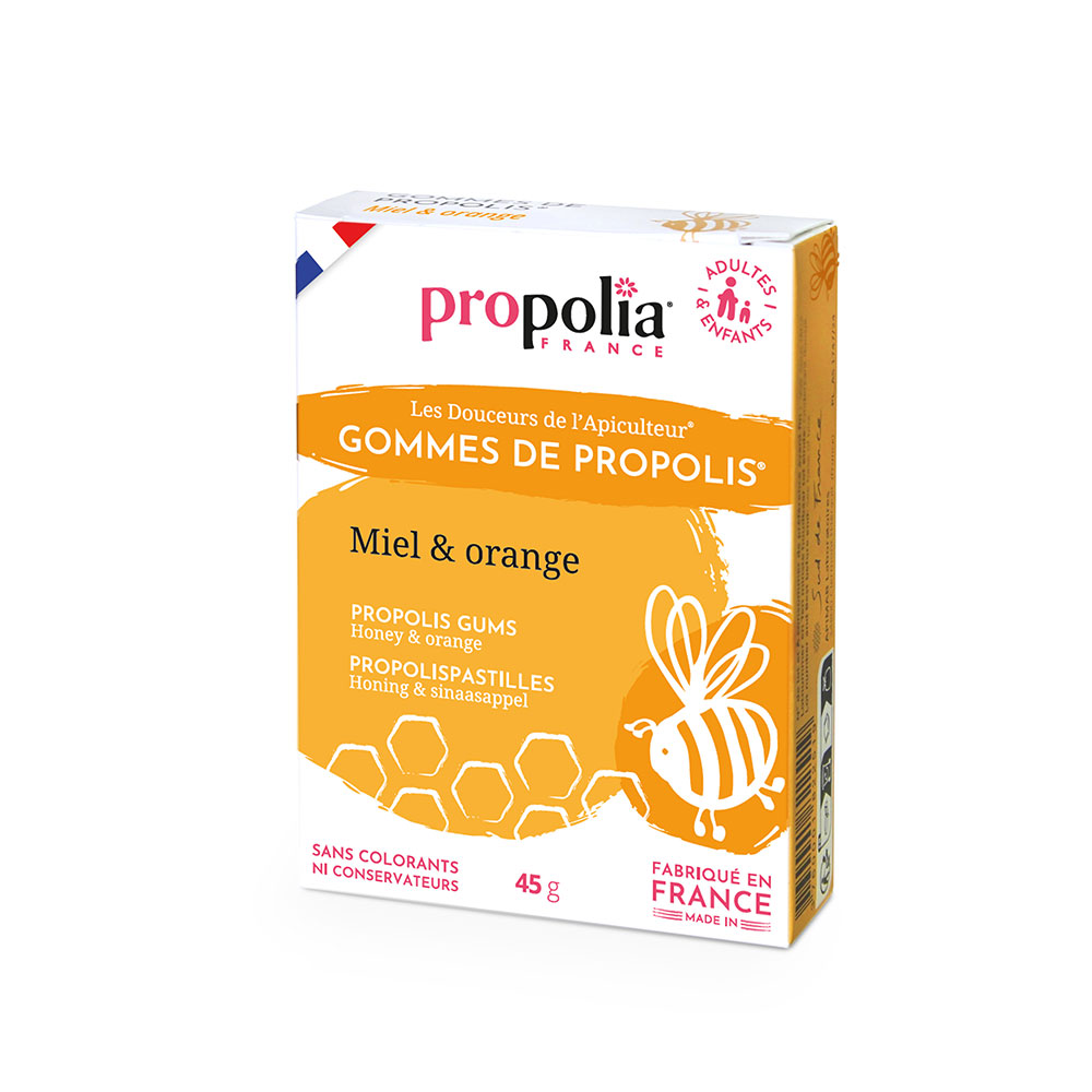 Propolia Gomas de miel y Propolis de naranjo 45g