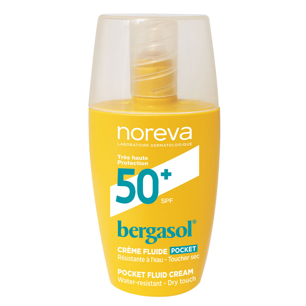 Noreva Bergasol Crema Fluido Invisible SPF50+ Pocket 30 ml