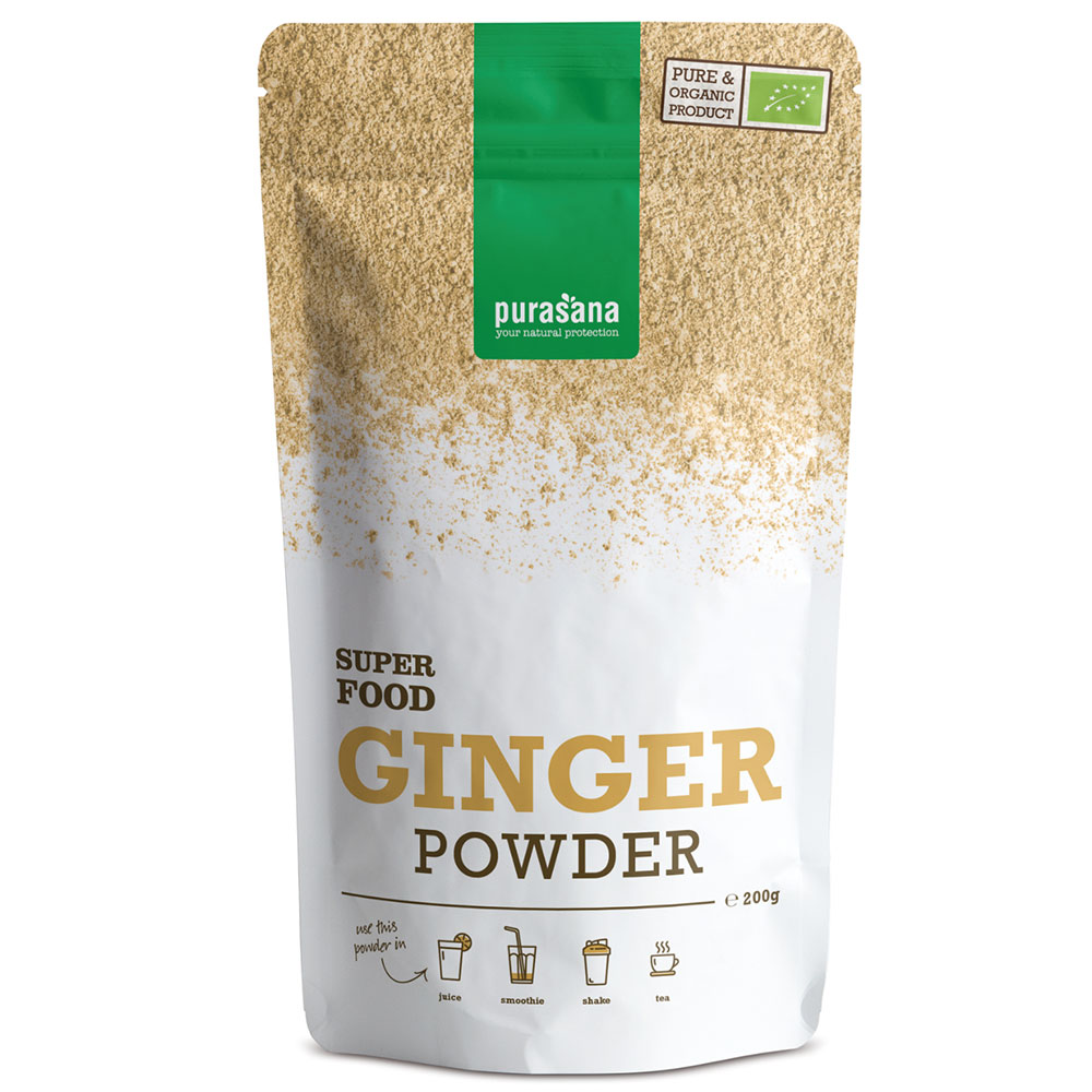 Purasana Super Food Jengibre en polvo Bio 200g