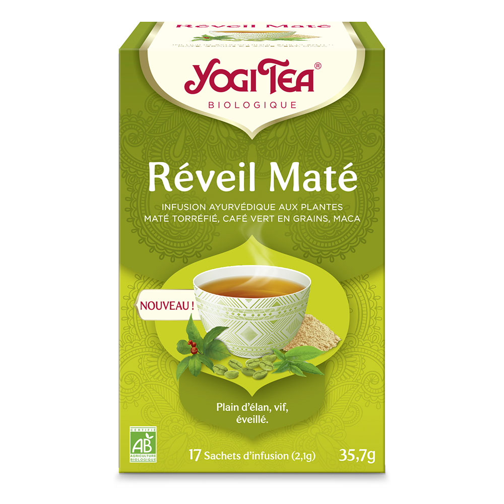 Yogi Tea Despertador Maté 17 bolsas
