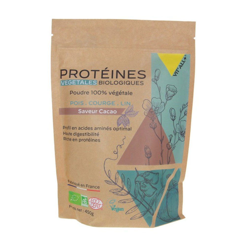 Vit'All+ Proteínas vegetales ecológicas 450g