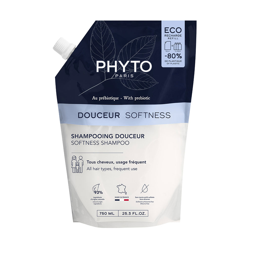 Phyto Paris Recambio de champú Suavidad 750 ml