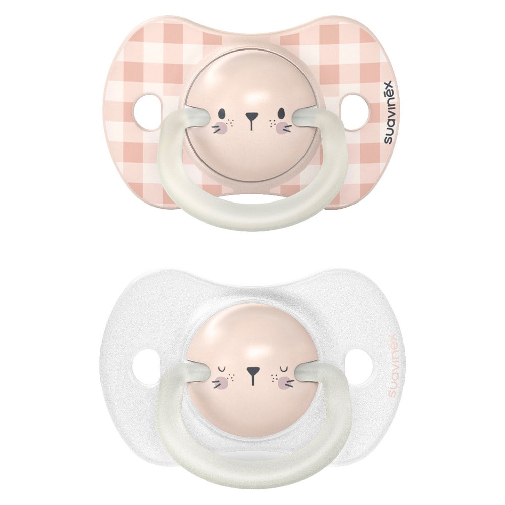 Suavinex SxPro Chupete Anatómico Reversible Night &amp; Day De 4 a 18 meses x2