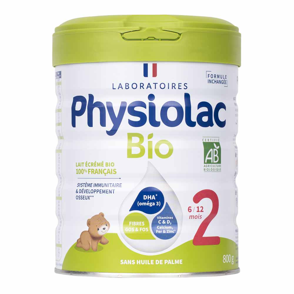Physiolac Leche ecológica en polvo 2 De 6 a 12 meses