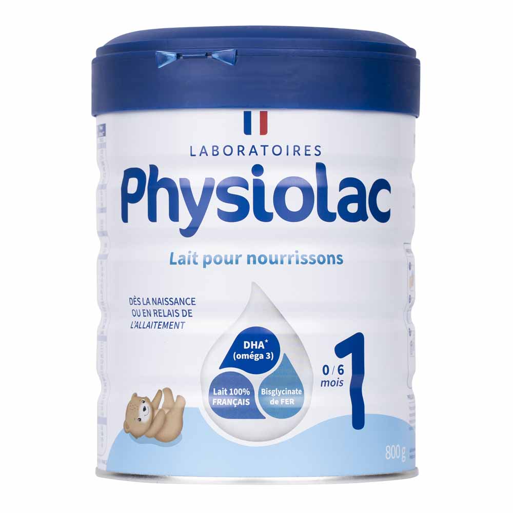 Physiolac 1 Leche en polvo 0 a 6 meses 800g