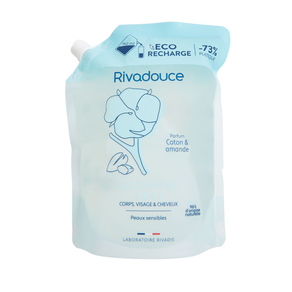 Rivadouce Recambio Gel ducha 3en1 750 ml
