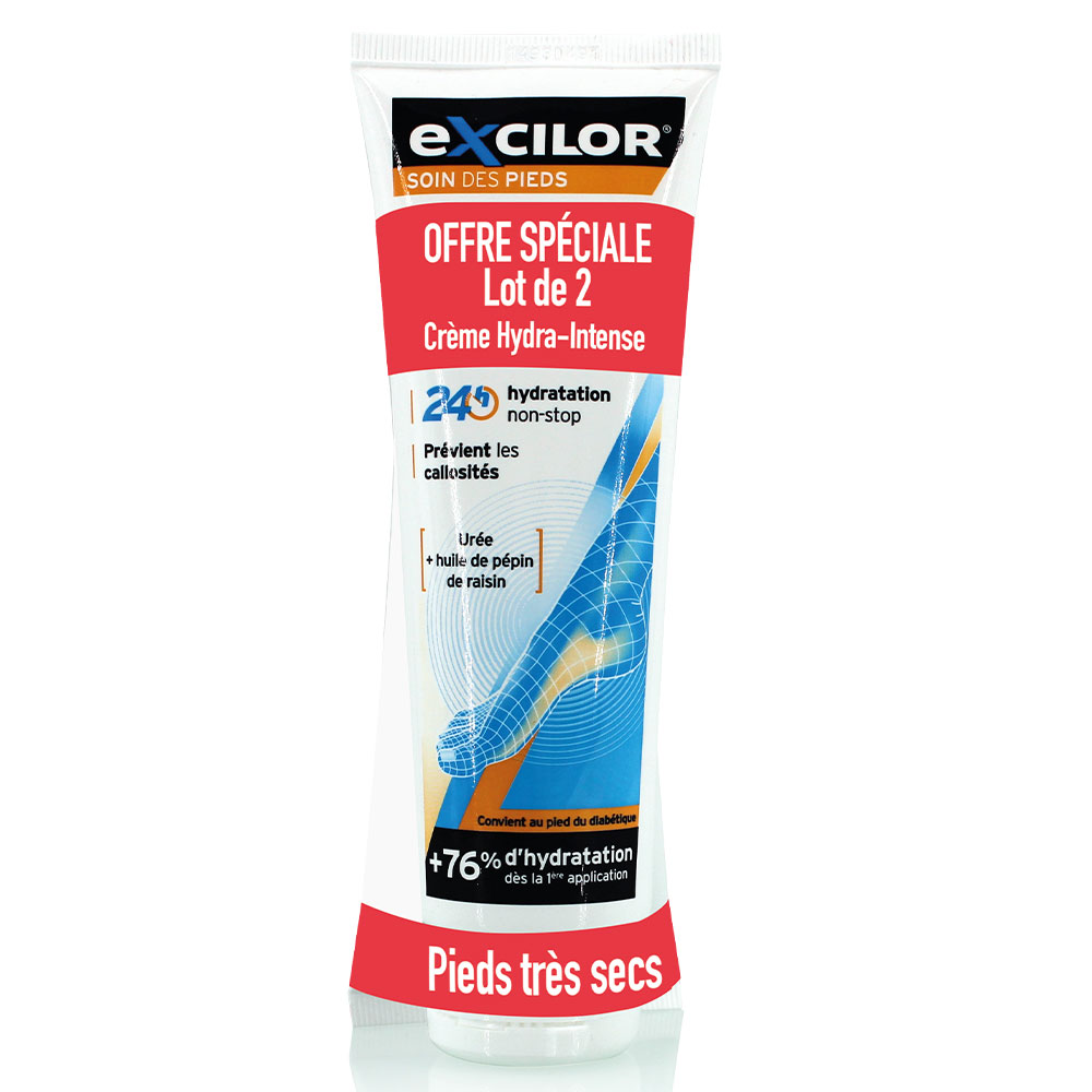 Excilor Crema pies secos 2x125ml