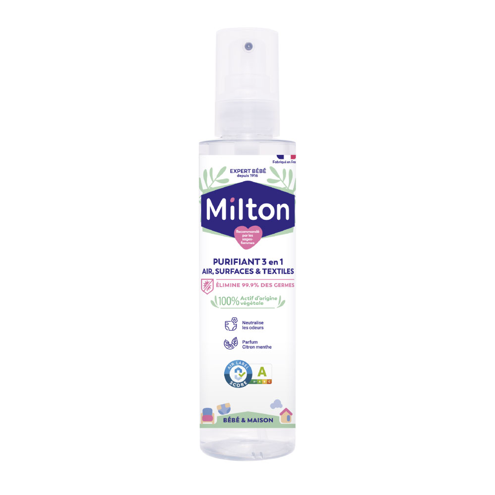 Milton Purificador 3en1 aire superficies y textiles bebé y hogar 200 ml