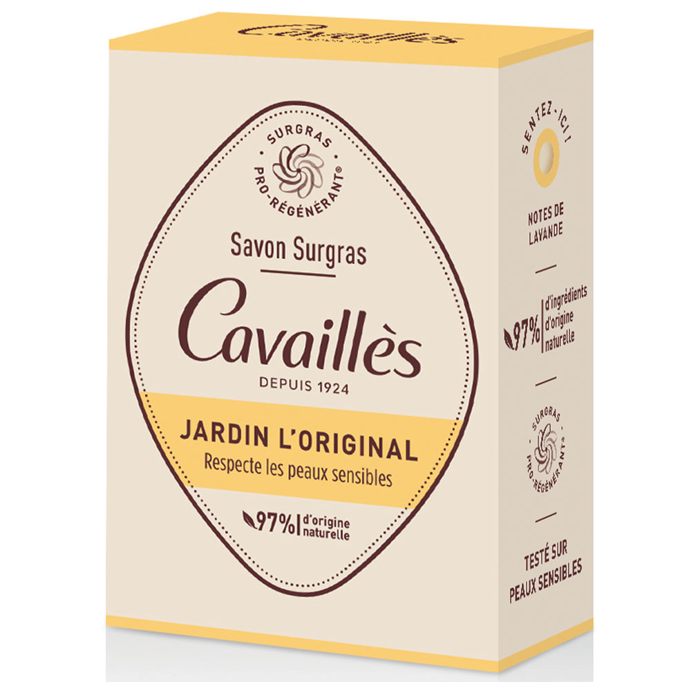 Cavaillès Surgras Pro-Regenerador Jabón Original Garden 100g