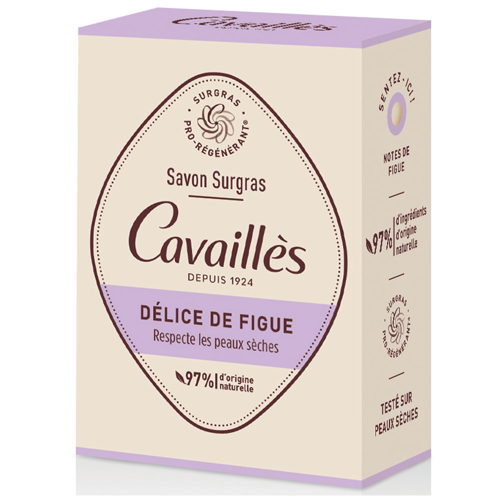 Cavaillès Surgras Pro-Regenerador Jabón Delicia de Higo 100g
