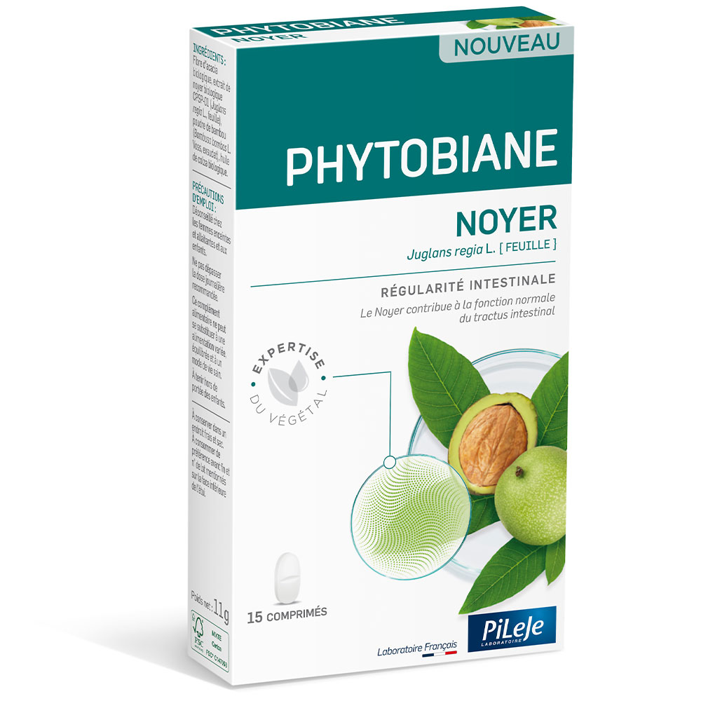 Pileje Phytobiane Nogal regularidad intestinal 15 comprimidos