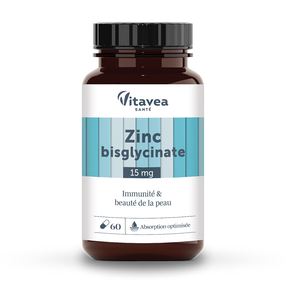 Vitavea Santé Nutri'sentiels Zinc Immunité et beauté de la peau 30 cápsulas