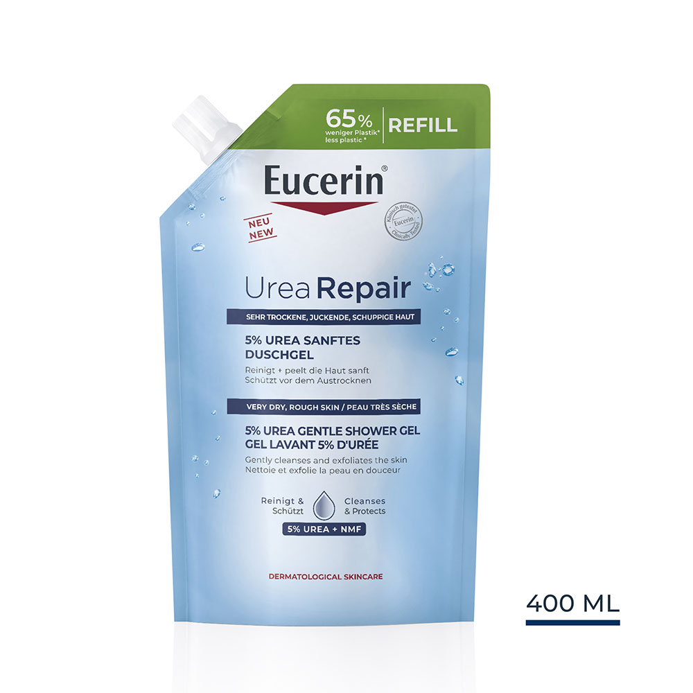 Eucerin UreaRepair Recarga gel limpiador con un 5% de urea 400 ml