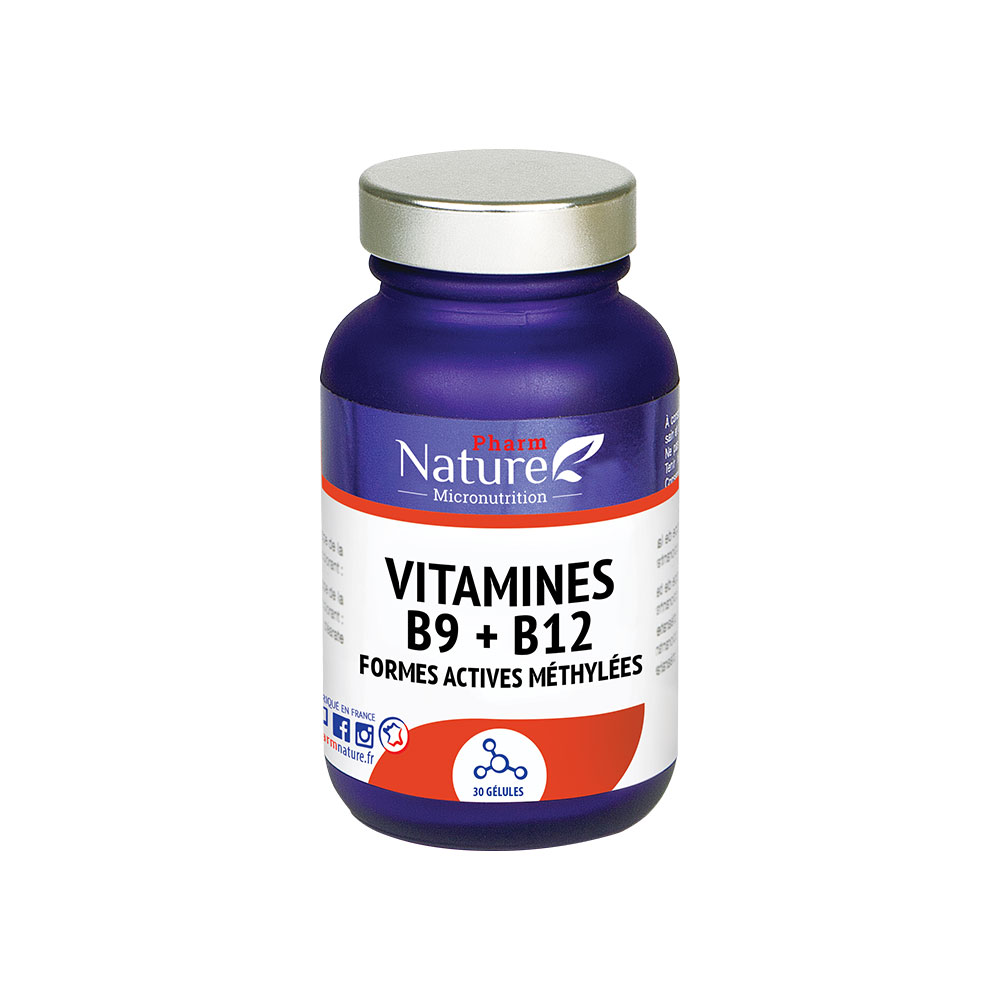 Kersiens Vitaminas B9 + B12 30 cápsulas