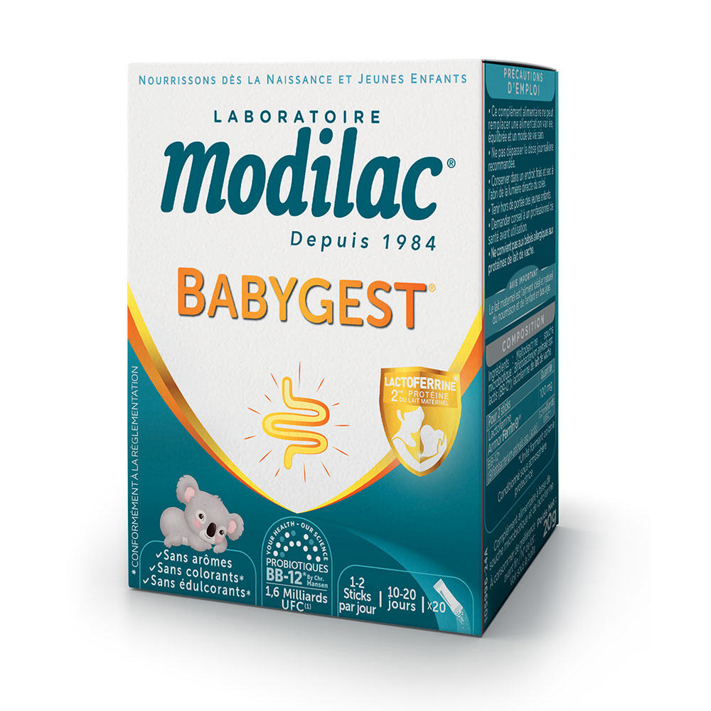 Modilac Babygest 20 palos