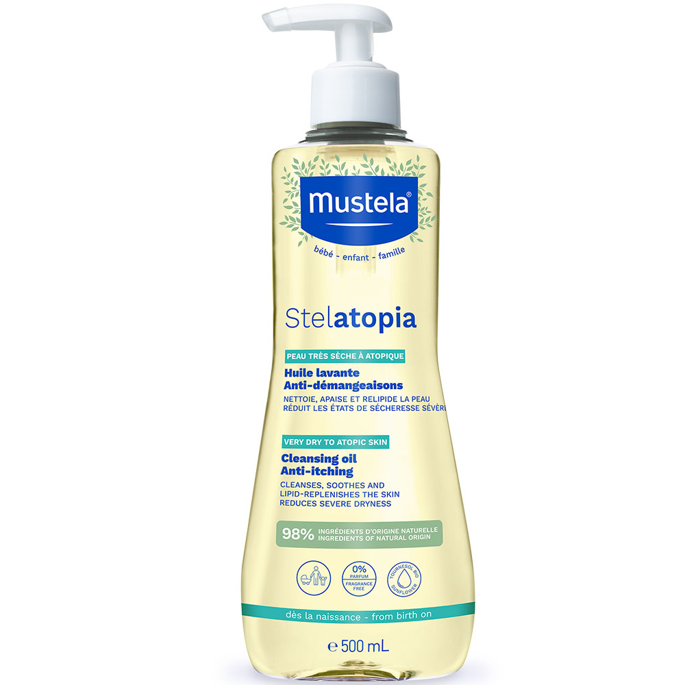 Mustela Stelatopia aceite limpiador calmante 500ml