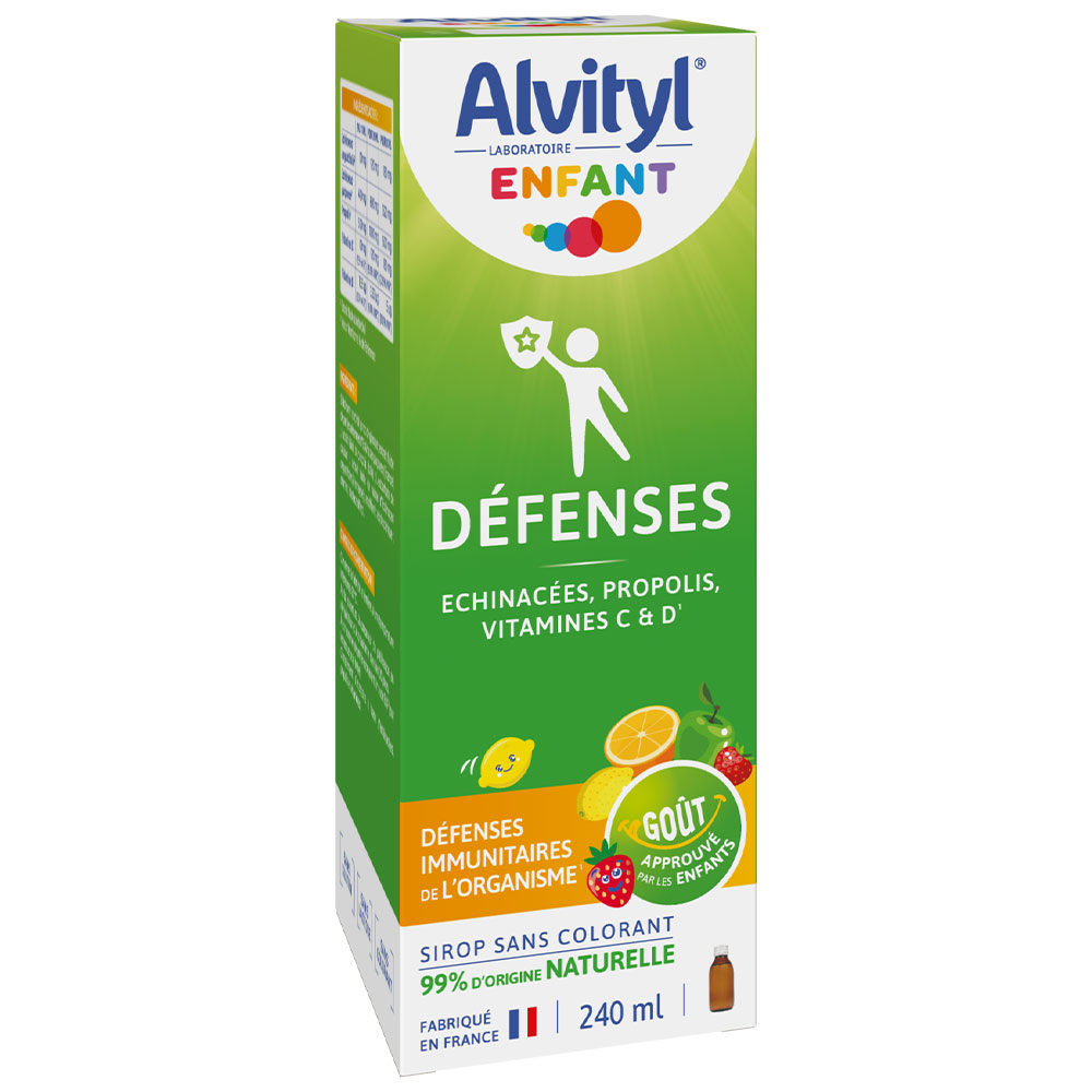 Alvityl Infantil Defensas inmunitarias del organismo jarabe sabor tutti frutti 240 ml