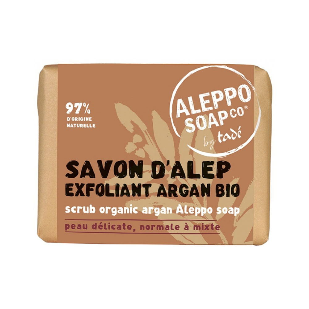 Tadé Jabón de Alepo Exfoliante de Argán bio 100g
