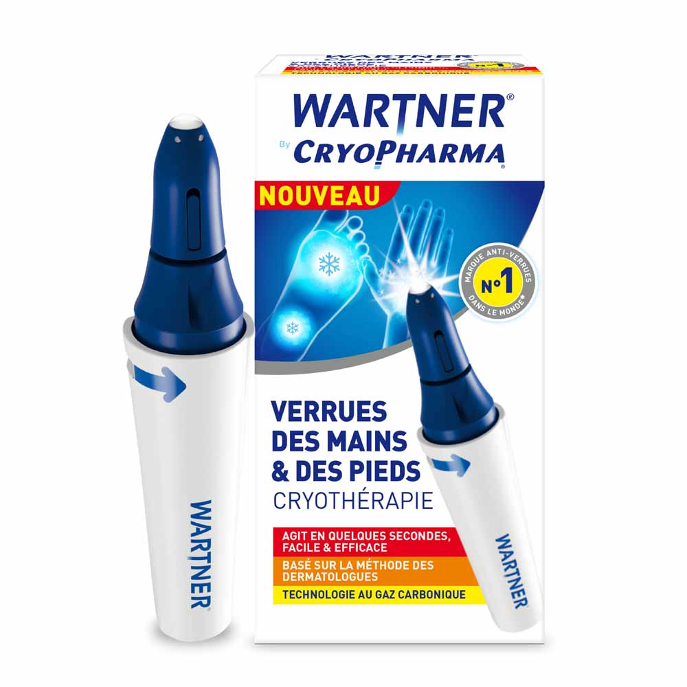 Wartner Crioterapia Verrugas en manos y pies Cryopharma 14 ml