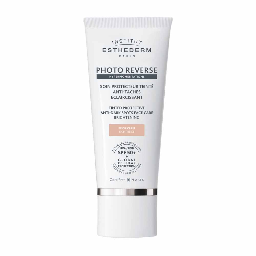 Institut Esthederm Photo Reverse Protector Luminoso Antimanchas SP50+ Beige claro 50 ml