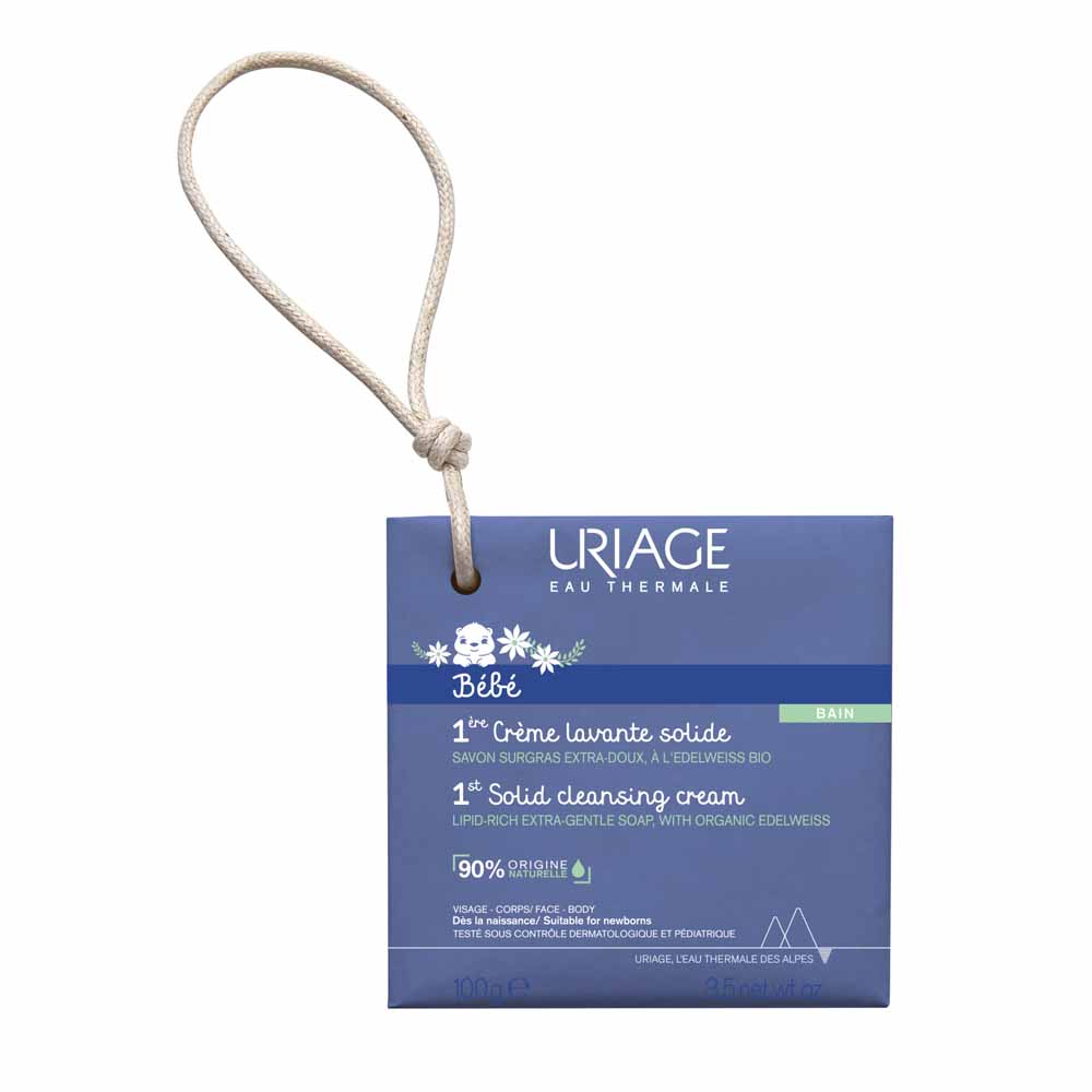 Uriage Bebé Primera crema limpiadora sólida 125g