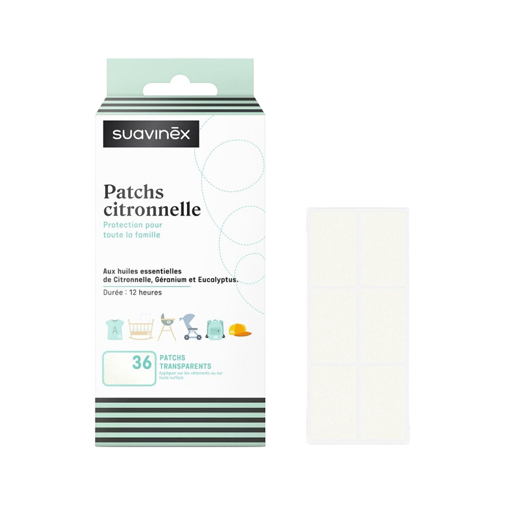 Suavinex Antimosquitos Parches de citronela 36 unidades