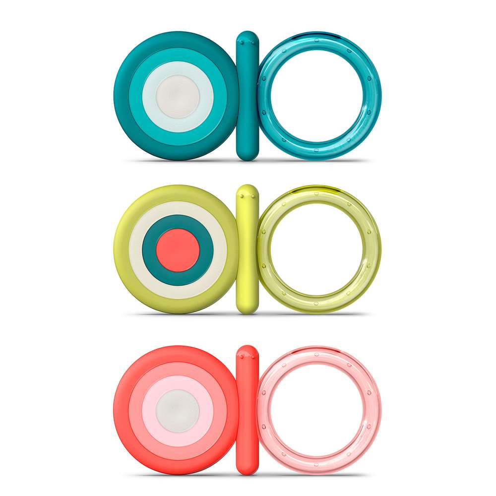 Suavinex Anillo de dentición refrigerante de silicona etapa 2 en forma de mariposa 1 unidad
