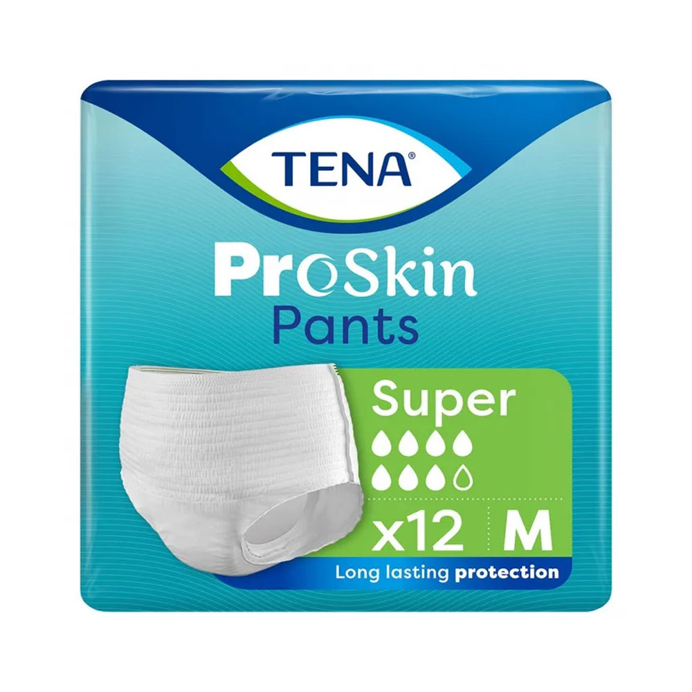 Tena Proskin Super Pants Calzoncillos absorbentes Talla M 80-110cm X12