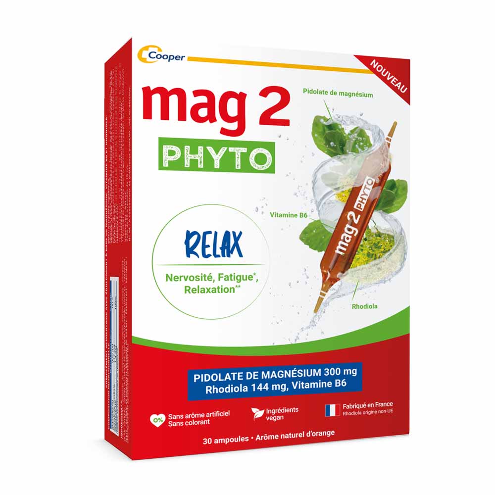 Mag 2 Fito Relax Nerviosismo Fatiga Relajación 30 ampollas