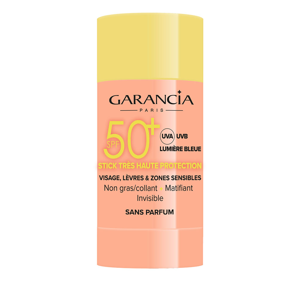Garancia Stick protección solar muy alta SPF50+ rostro, labios y zonas sensibles 15 ml