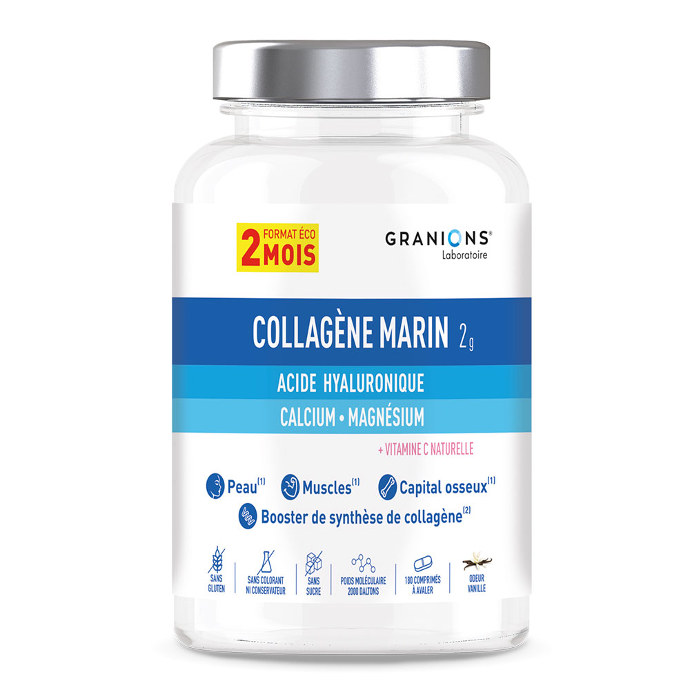 Granions Collagena marina 2g 180 comprimidos