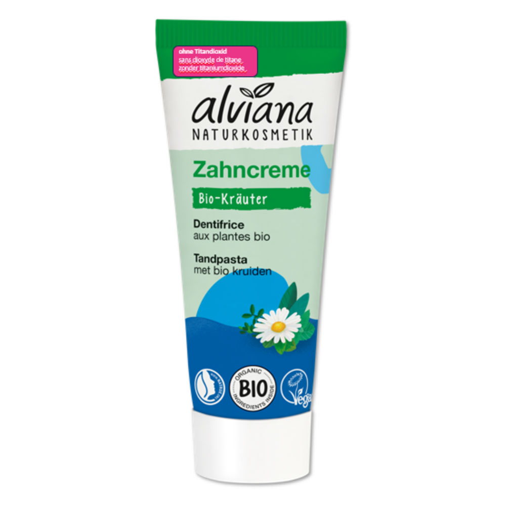 Alviana Dentífrico De plantas sin flúor bio 75 ml