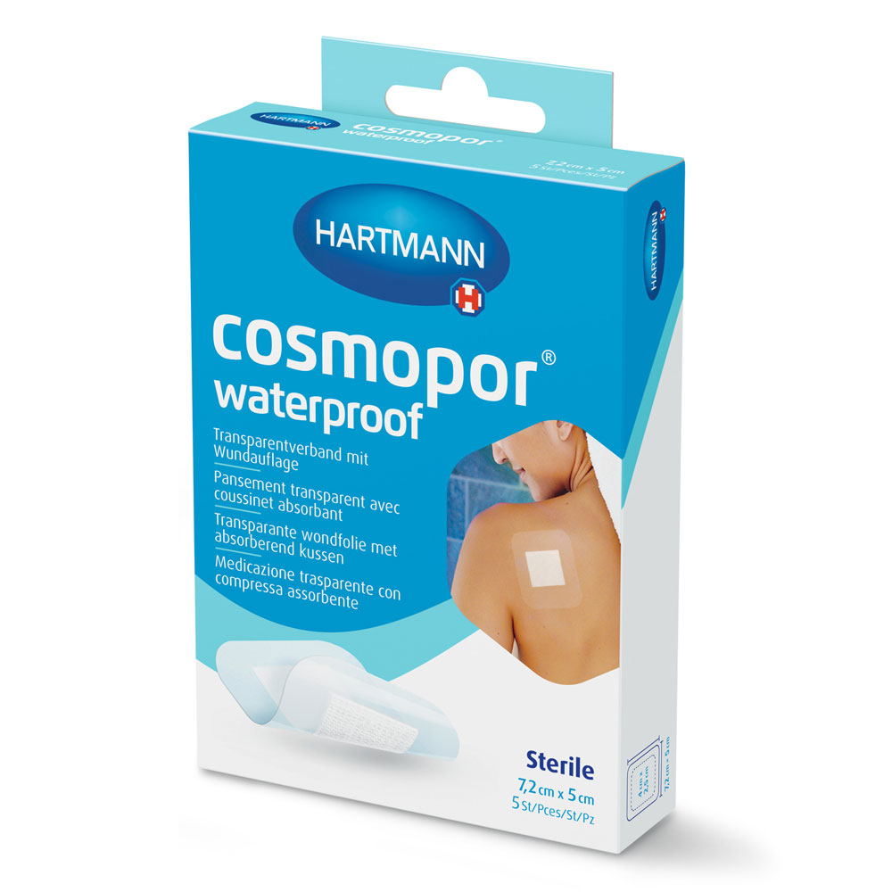 Hartmann Cosmopor Impermeable Apósito estéril impermeable x5