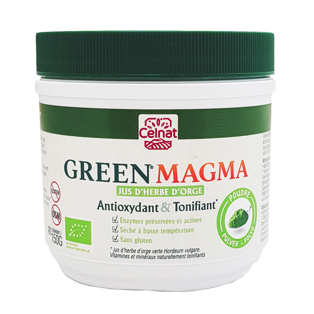 Celnat Zumo de hierba de cebada Green Magma Antioxidante y tonificante 150g