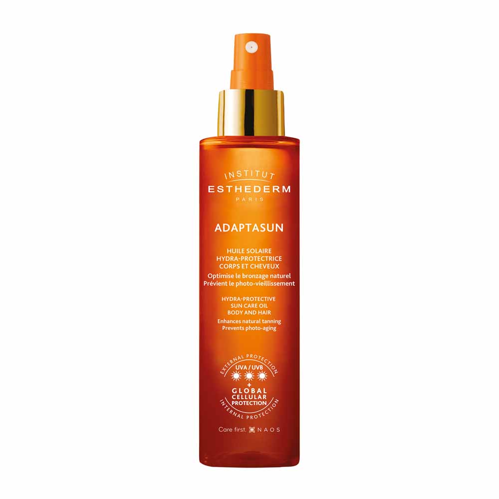 Institut Esthederm Adaptasun Aceite solar hidratación y protección cuerpo y cabello 150ml