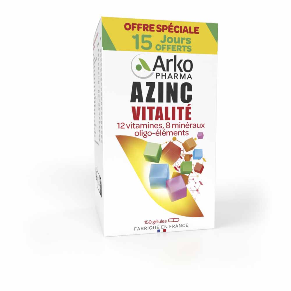 Arkopharma Azinc Vitalidad 150 Cápsulas