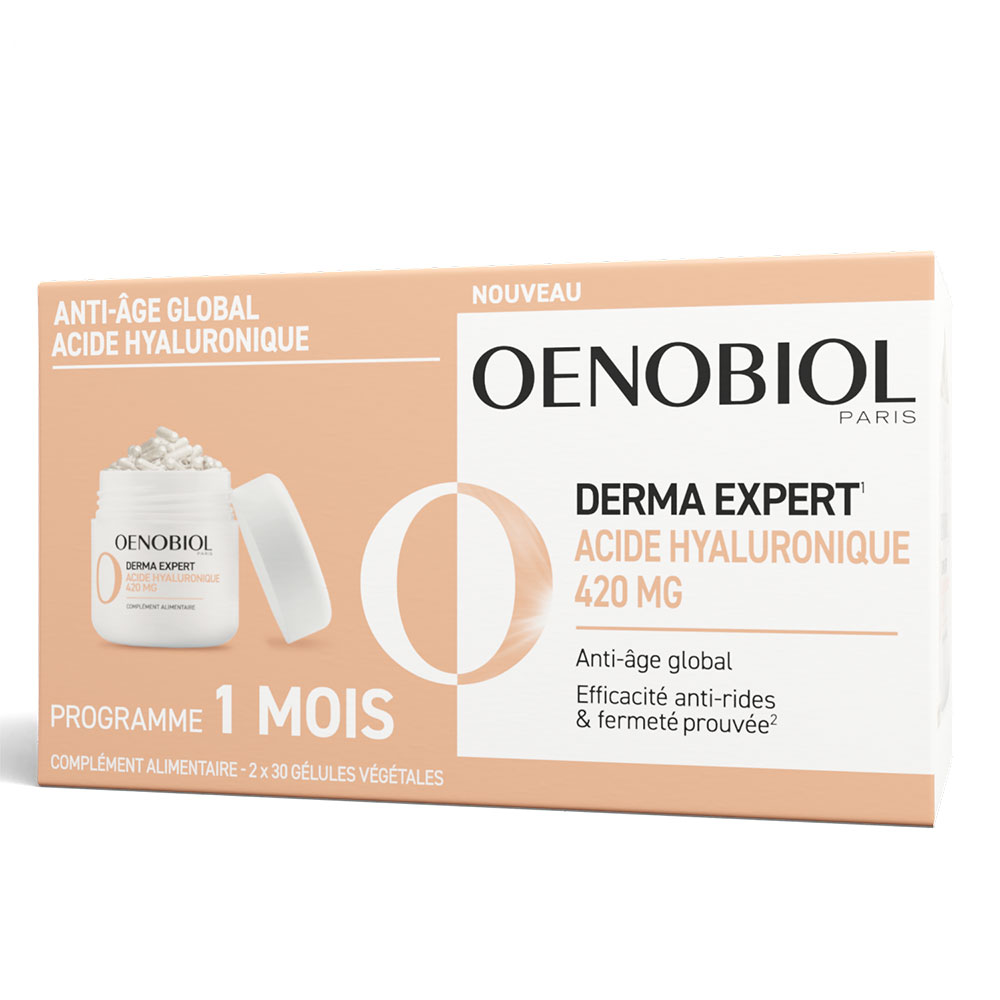 Oenobiol Derma Expert Ácido hialurónico arrugas de envejecimiento firmeza 60 cápsulas