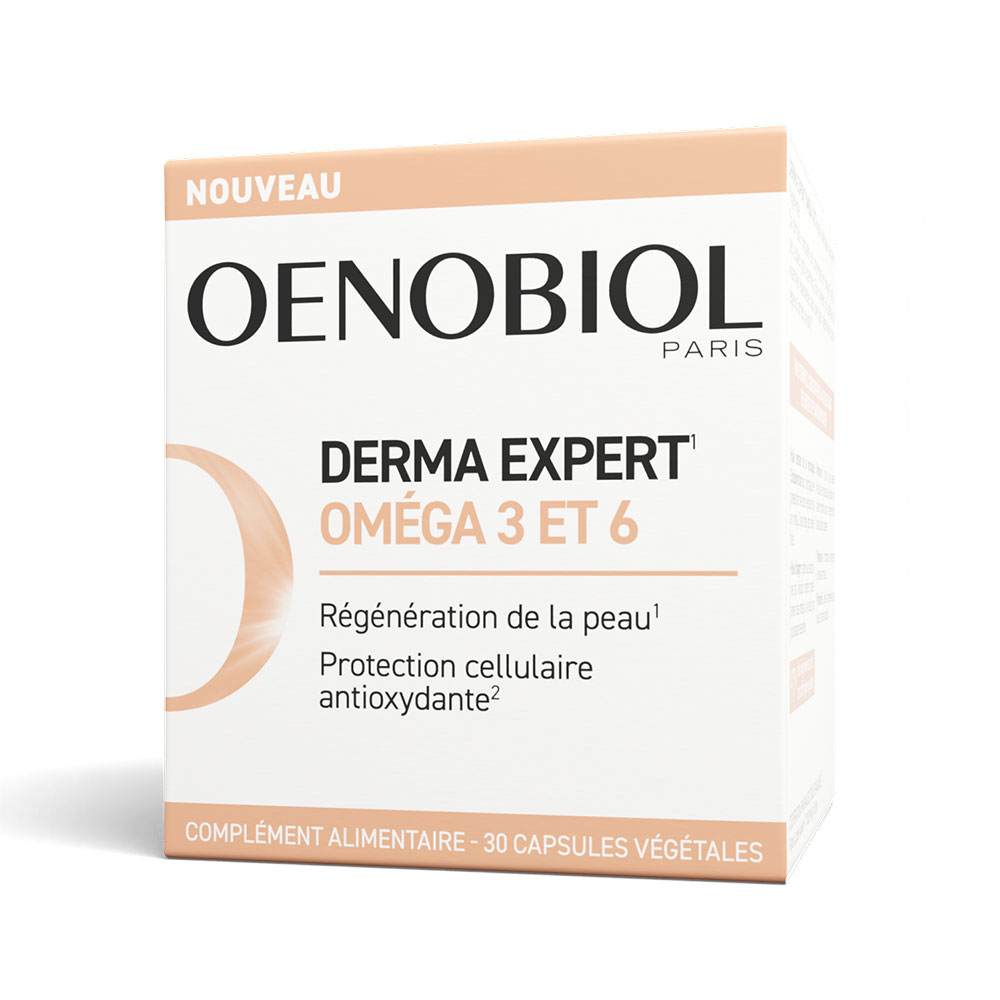 Oenobiol Derma Expert Omegas 3 6 Regeneración cutánea 30 cápsulas