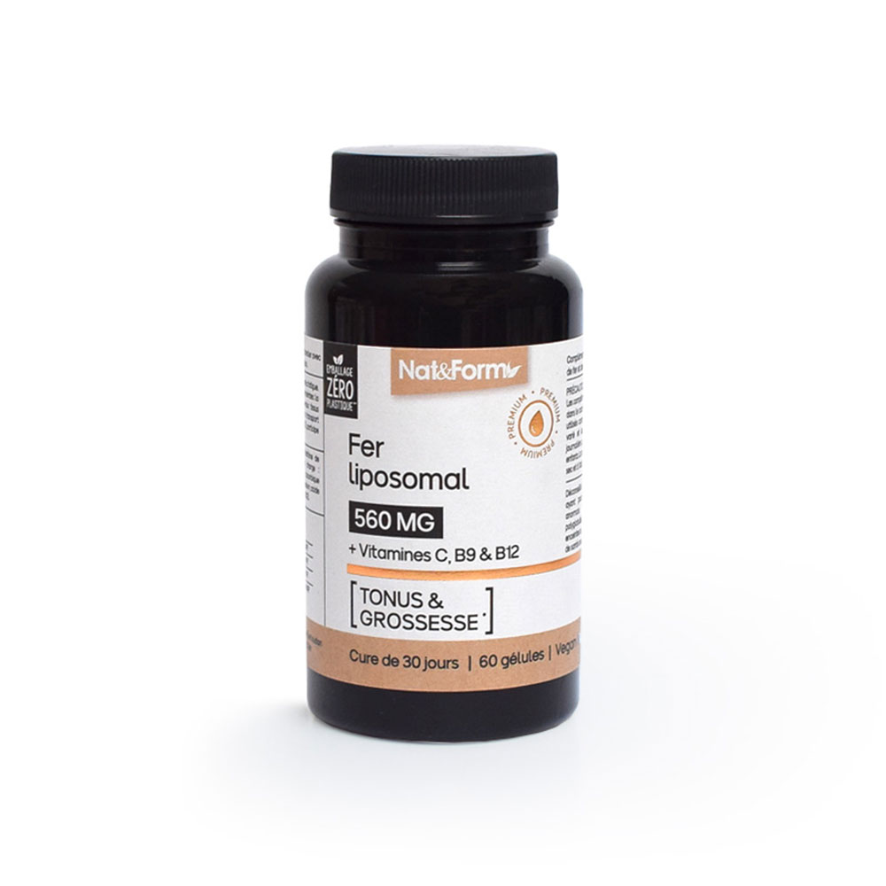 Nat&Form Hierro liposomal 60 x cápsulas vegetales