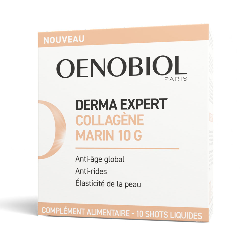 Oenobiol Derma Expert Colágeno marino antiedad arrugas 10 Shots