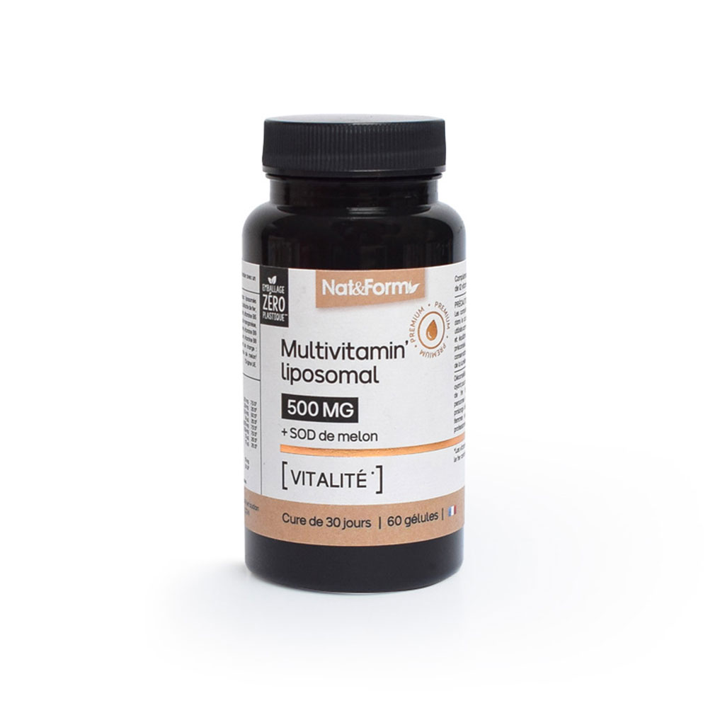 Nat&Form Multivitamínico liposomal x60 cápsulas vegetales