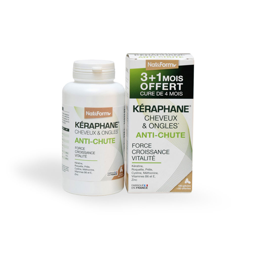 Nat&Form Keraphane Cabello y Uñas 180+60 Gélulas