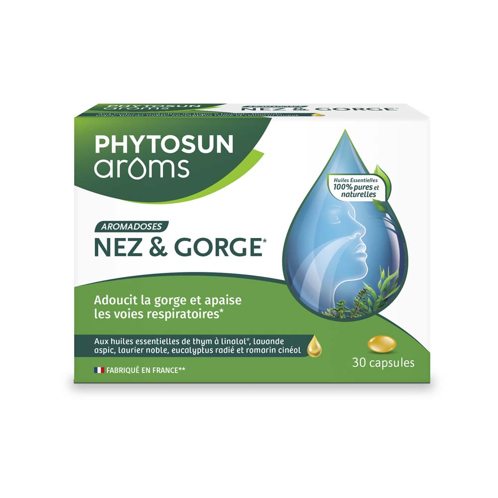 Phytosun Aroms nariz y garganta 30 cápsulas