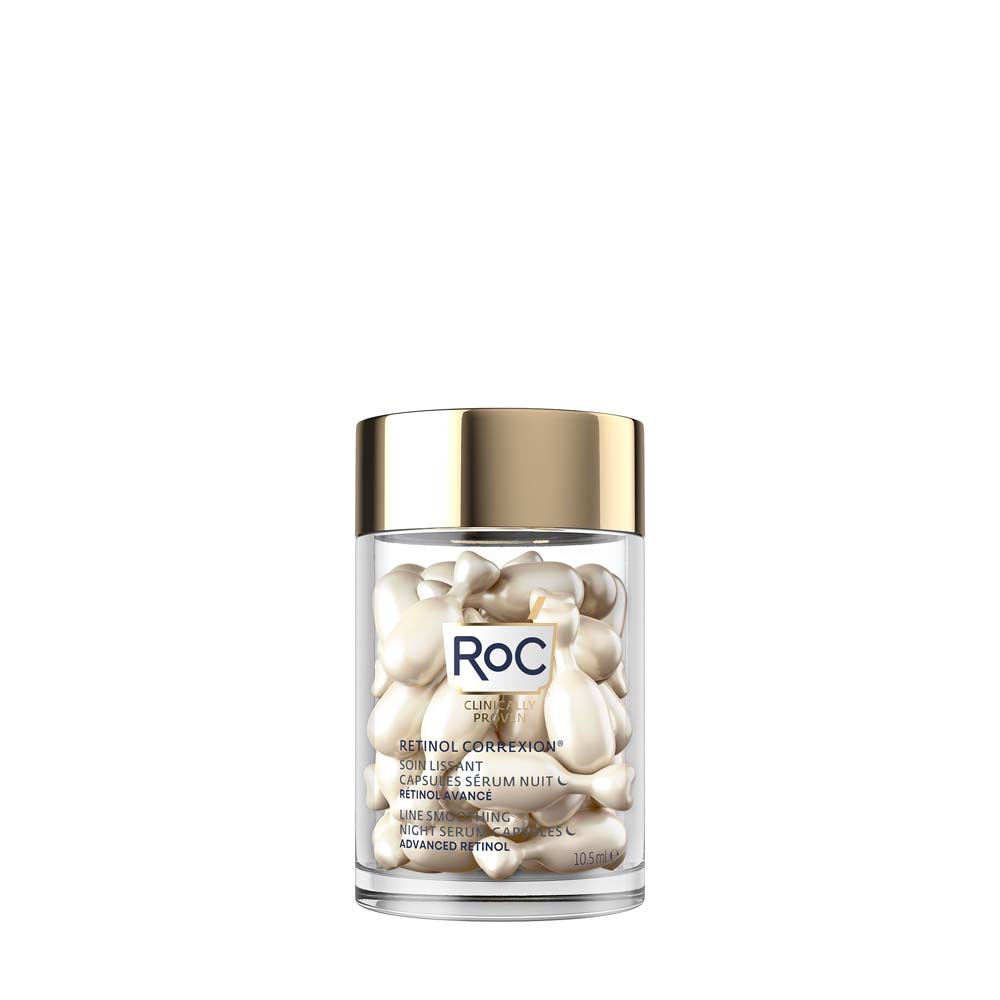 Roc Revive + Glow Sérum noche Retinol correxion 30 cápsulas