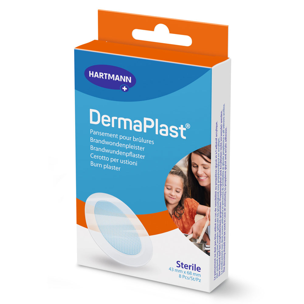 Hartmann Dermaplast Effect Apósitos para quemaduras 4,5x6,5mm x8