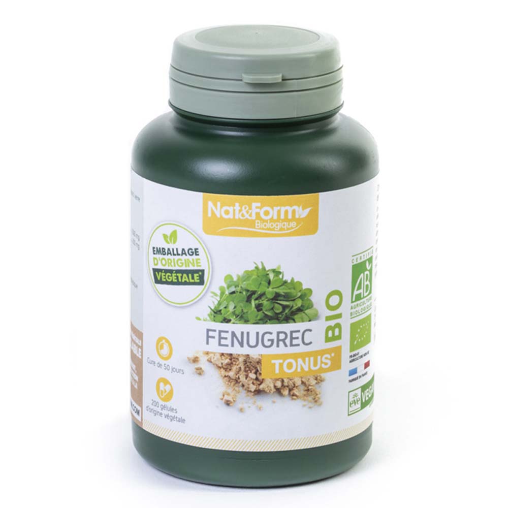 Nat&Form Fenogreco Ecológico 200 Gélulas Nat&amp;Form