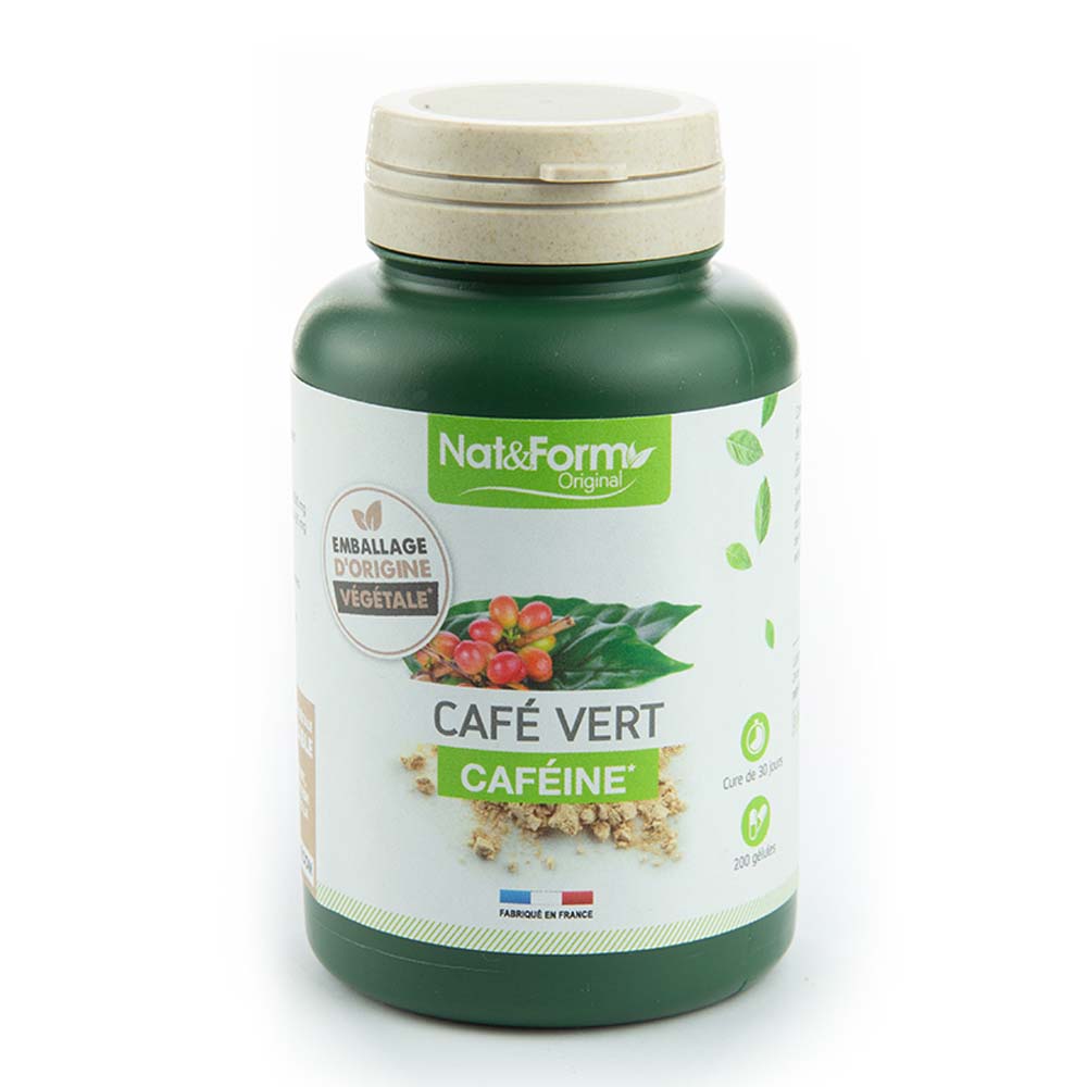 Nat&Form Cafe Vert Bio 200 Cápsulas Cafeína Nat&amp;Form