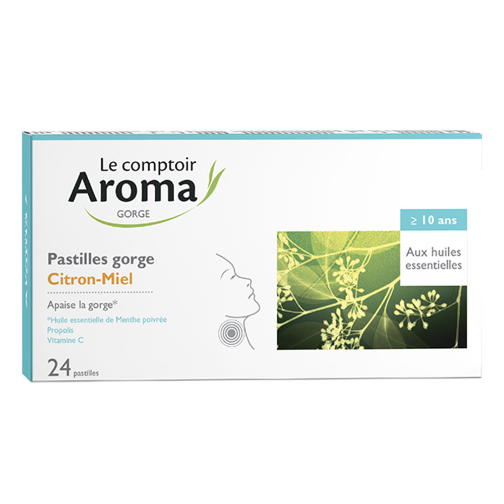 Le Comptoir Aroma Pastilles Gorge 24 pastilles